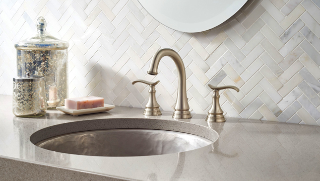 Brushed nickel – bathroom hardware