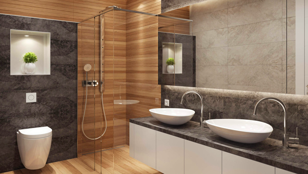 Chrome finish – bathroom hardware