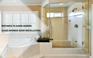 Glass Shower door installation