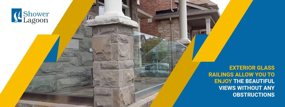 Exterior glass railings Toronto