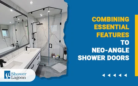 Neo angle shower doors